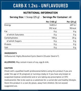 Carb-X | 100% Cyclic Dextrin Carbohydrates - 1200 грама - Feel You