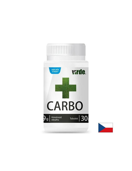 Carbo Активен въглен – При подуване и газове, 260 mg, 30 капсули - Feel You