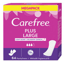 Carefree - Plus Large Panty liners (mild scent) - 64.0ks - Feel You