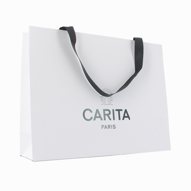 Carita Paris, Carita, Shopping, GWP Cardboard Bag, Ivory, Size L - Feel You