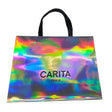 Carita Paris, Carita, Textile Bag, Large, Silver, For Women - Feel You