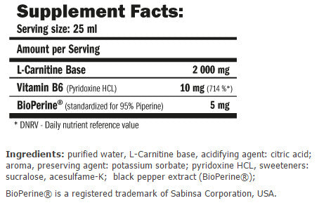 CarniLine Pro Fitness 2000 / 480ml - Feel You