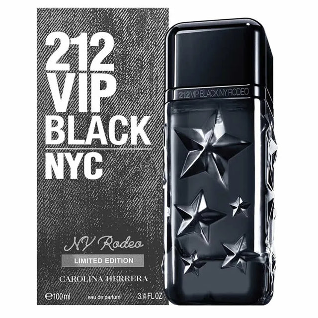 Carolina Herrera 212 Vip Black Ny Rodeo Eau De Parfum Spray 100ml Limited Edition - Feel You