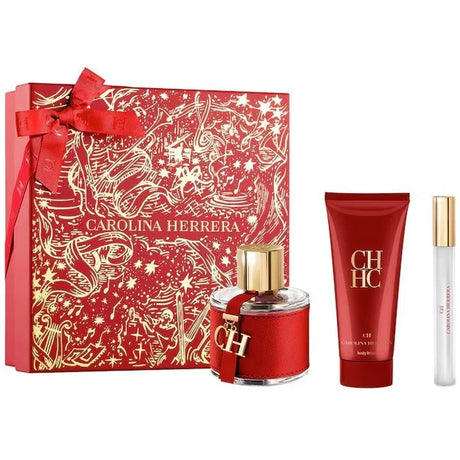 Carolina Herrera Ch Eau De Toilette Spray 100ml Set 3 Pieces - Feel You
