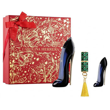 Carolina Herrera - Good Girl Gift Set EDP 80 ml, miniature EDP 7 ml and lipstick 1 g - 80ml - Feel You