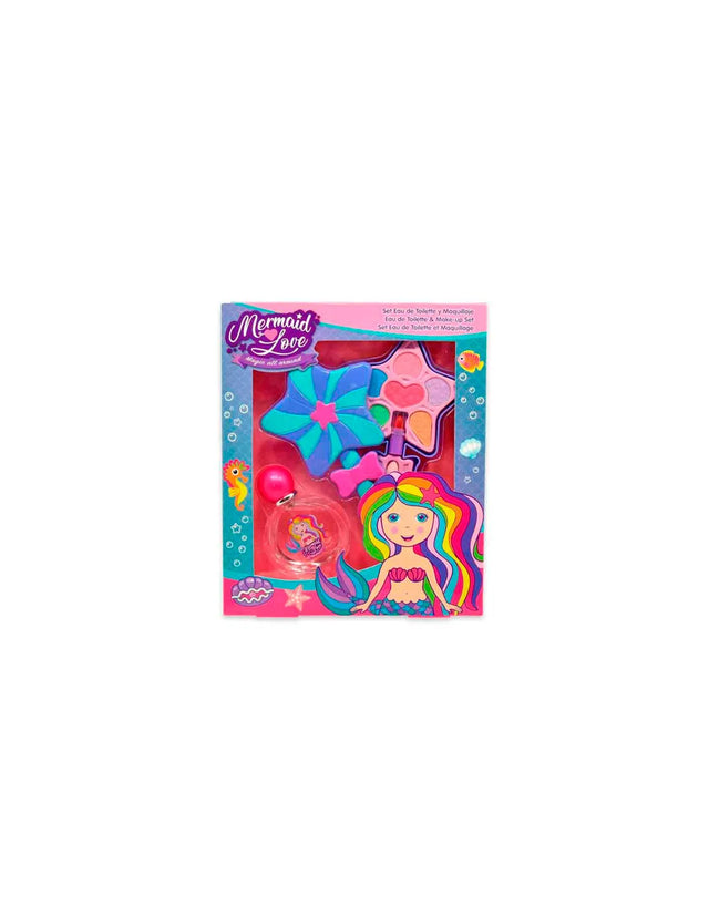 Cartoon Lorenay Mermaid Love Edt y Maquillaje Edt Spay 50ml Sets - Feel You