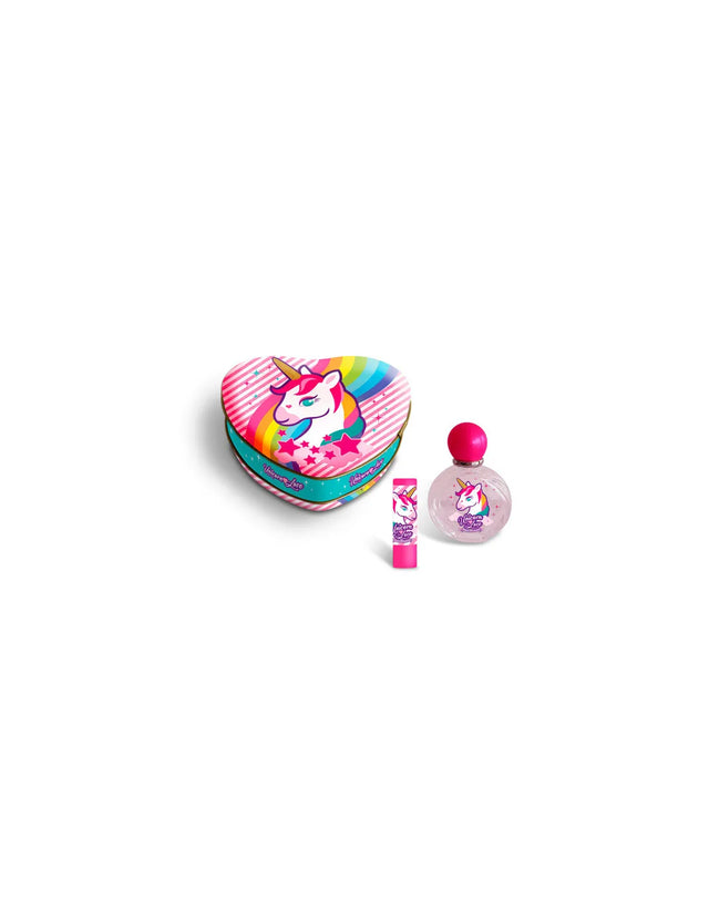 Cartoon Lorenay Unicorn Love Estuche Corazon Edt 50ml Lipstick - Feel You