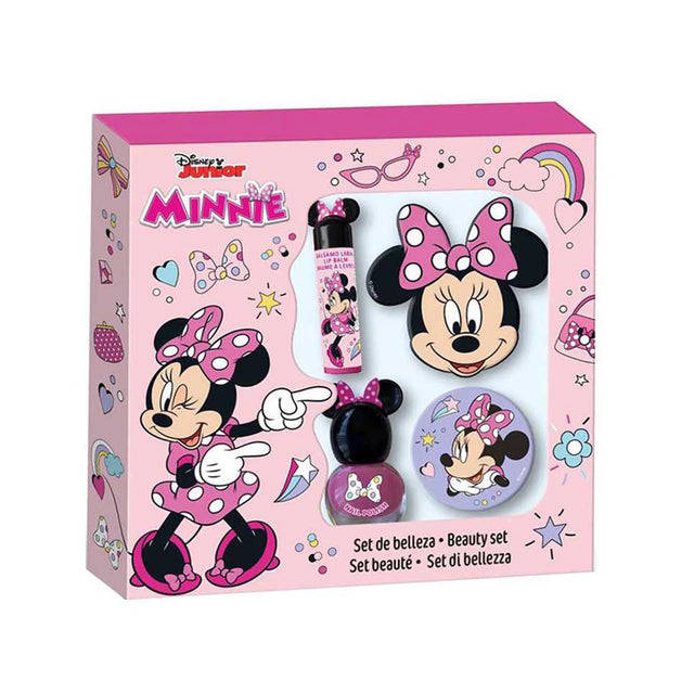 Cartoon Minnie Belleza Maquillaje Estuche 4 Piezas - Feel You