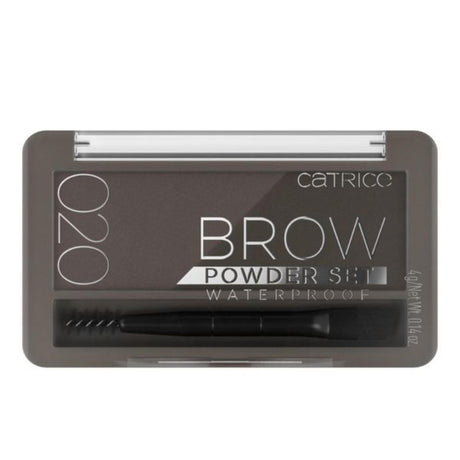 Catrice, Brow Powder Set, Waterproof, Matte, Eyebrow Powder, 020, Ash, 4 g - Feel You