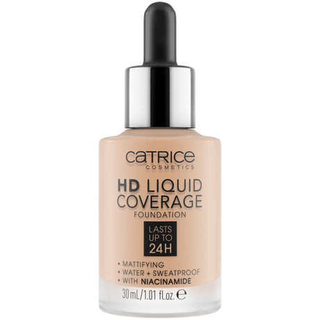 Catrice, HD, Vegan, Matte, Liquid Foundation, 050, Rosy Ash, 30 ml - Feel You