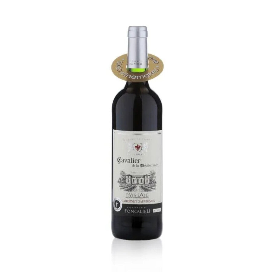Cavalier de la Mediterranee, Pays d`Oc, Cabernet Sauvignon, Red, Wine, 12%, 750 ml - Feel You