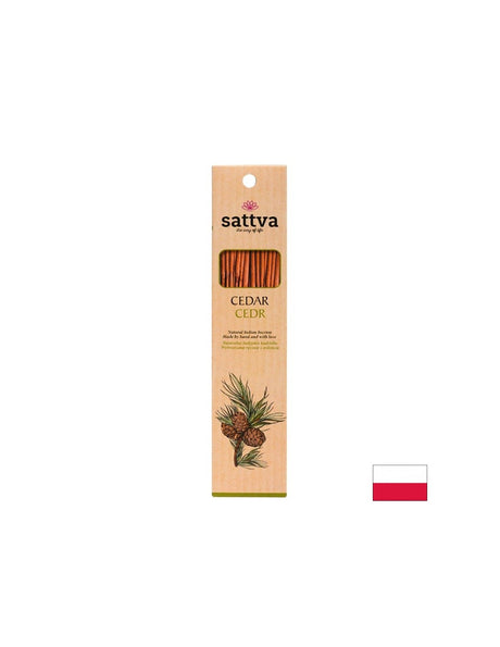 Ароматни пръчици Кедър за спокойна и балансирана атмосфера – Cedar, 15 бр. - Feel You