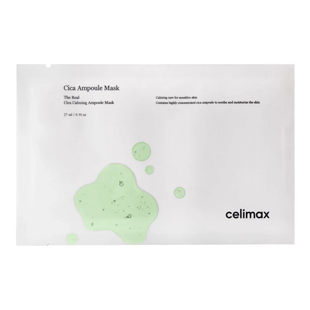 Celimax - The Real Cica Calming Ampoule Mask, 27ml, 1 piece - Feel You