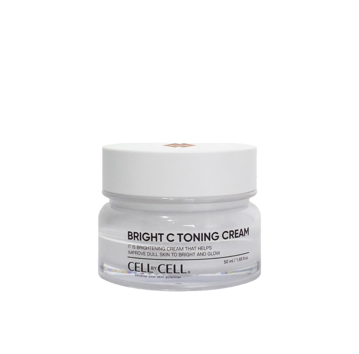 Cell By Cell, Bright C, Brightening, Hydrating, Cream, For Face, 50 ml - Feel You