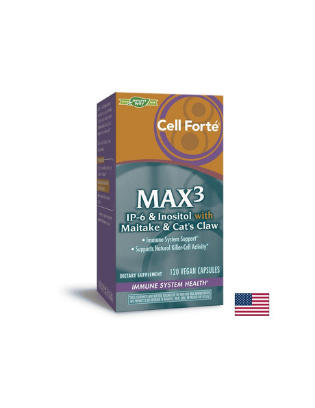 Cell Forté MAX³ (IP-6, инозитол, майтаке и котешки нокът) Nature’s Way - Feel You