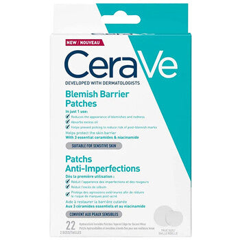 CeraVe - Blemish Barrier Patches ( 22 ks ) - Hydrokoloidní náplasti na nedokonalosti pleti - Feel You