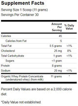 Certified Organic Undenatured Bioactive Whey Protein 340 грама - Feel You