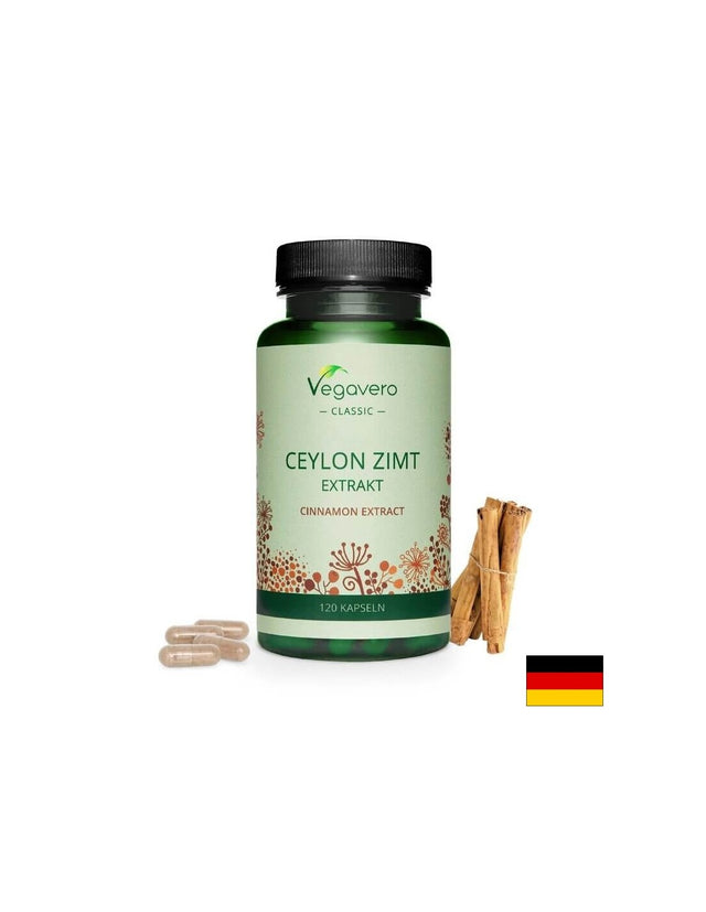 Ceylon Zimt Extrakt/ Цейлонска канела екстракт, 120 капсули, 100% Vegan - Feel You