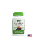 Charcoal Activated/ Активен въглен 280 mg х 100 капсули Nature’s Way - Feel You