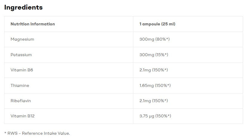 Chela - Mag B6 Cramp Shot Box / 9 x 25 ml - GLASS - Feel You