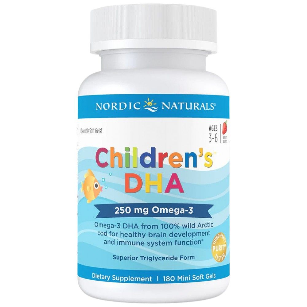 Children's DHA 250mg - 180 Гел капсули - Feel You