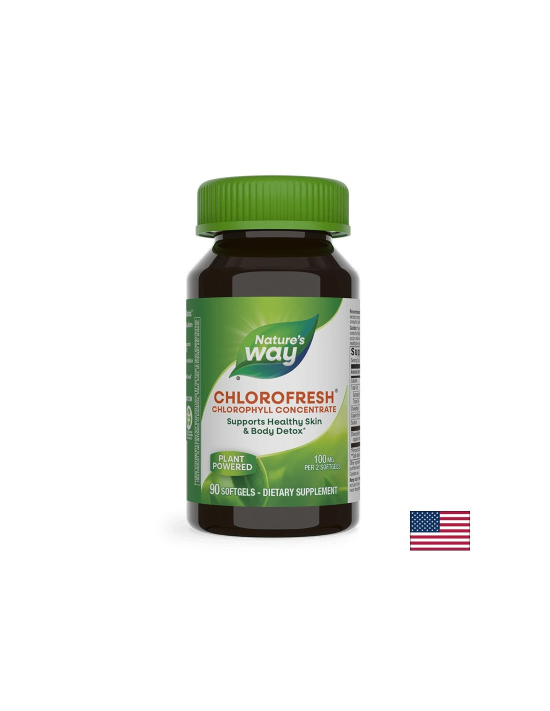Chlorofresh® Chlorophyll Concentrate/ Хлорофреш® Хлорофил концентрат х 90 софтгел капсули Nature’s Way - Feel You
