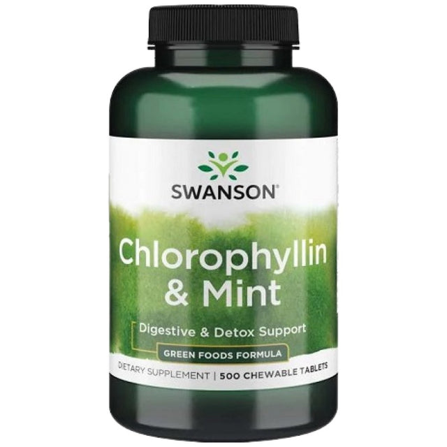 Chlorophyllin and Mint 500 Дъвчащи таблетки - Feel You