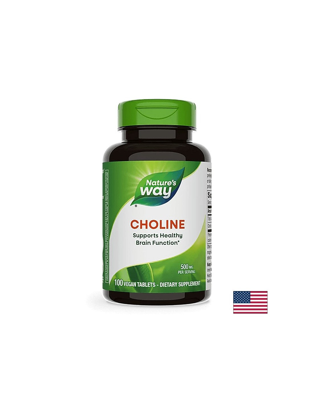 Choline/ Холин 500 mg х 100 таблетки Nature’s Way - Feel You