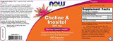 Choline & Inositol 500 mg - 100 капсули - Feel You