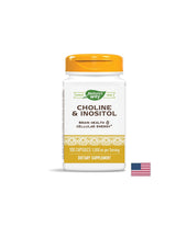 Choline & Inositol –Холин и инозитол - Невропротекция и метаболитен профил, 500 mg, 100 капсули Nature’s Way - Feel You