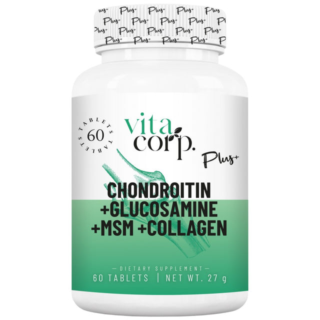 Chondroitin + Glucosamine + MSM + Collagen - 60 Таблетки - Feel You