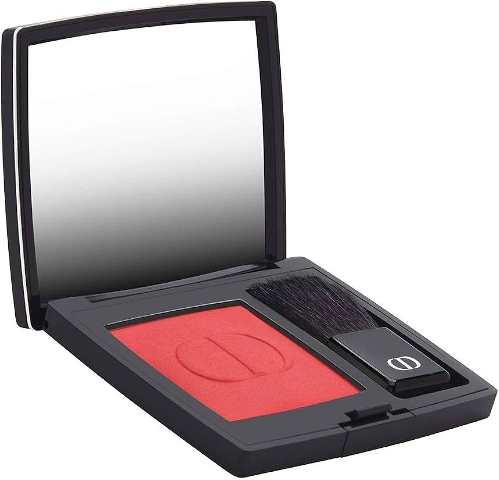 Christian Dior, Dior Rouge, Satin Finish, Blush Compact Powder, 999, Red, 6.7 g - Feel You
