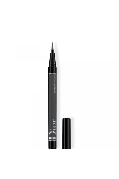 Christian Dior, Diorshow On Stage, Waterproof, Ultra-Flexible Felt Tip, Intense Color, Liquid Eyeliner, 061, Matte Anthracite, 0.55 ml - Feel You