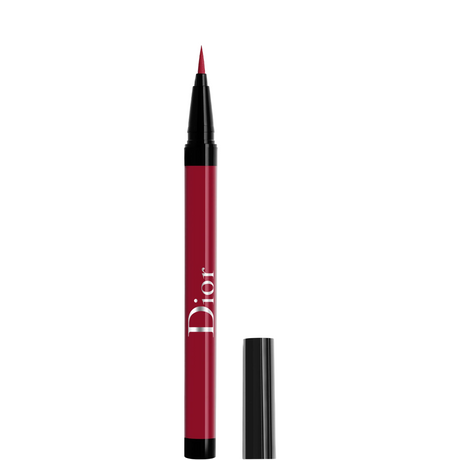 Christian Dior, Diorshow On Stage, Waterproof, Ultra-Flexible Felt Tip, Intense Color, Liquid Eyeliner, 771, Matte Burgundy, 0.55 ml - Feel You