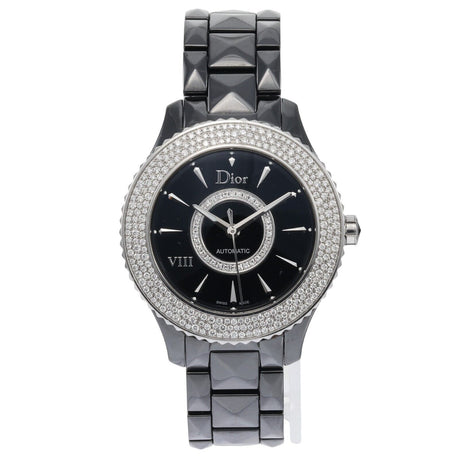 Christian Dior, VII, Quartz Ceramic Strap Watch, Black, 38 mm, For Women - Feel You