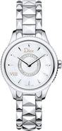 Christian Dior, VII, Quartz Ceramic Strap Watch, Silver, 36 mm, For Men - Feel You