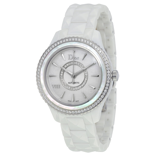 Christian Dior, VII, Quartz Ceramic Strap Watch, White, 38 mm, For Women - Feel You