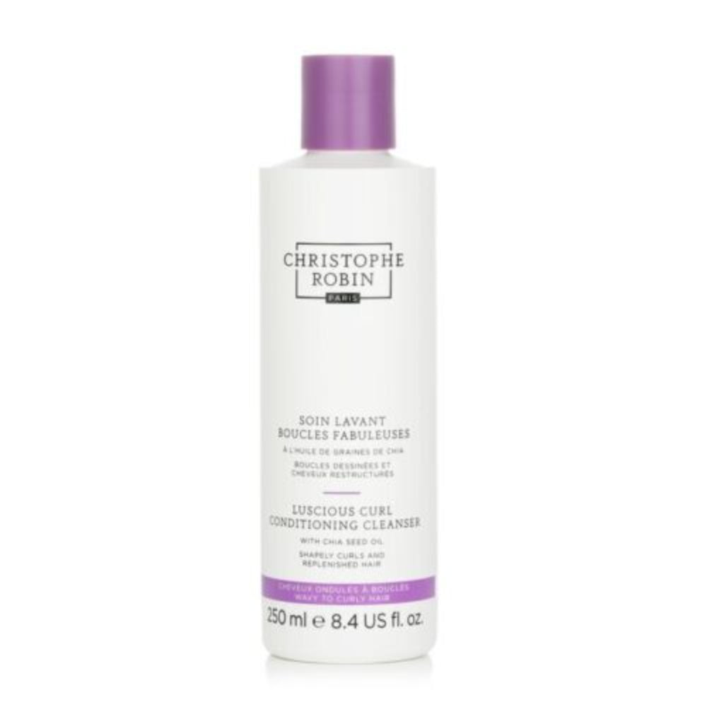 Christophe Robin, Luscious Curl, Chia Seeds Oil, Hair Shampoo, Curl Defining, 250 ml - Feel You