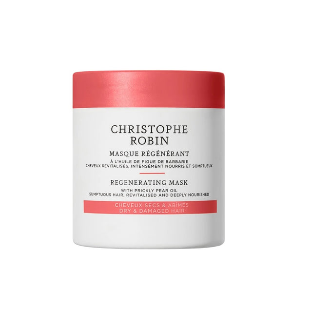 Christophe Robin, Regenerating, Prickly Pear Oil, Hair Treatment Cream Mask, For Revitalizing, 100 ml - Feel You