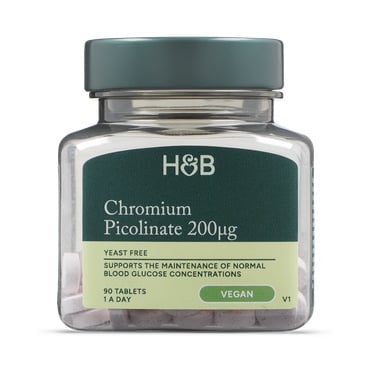 Хром (Chromium Picolinate) 200мкг 90 таблетки, H&B - Feel You