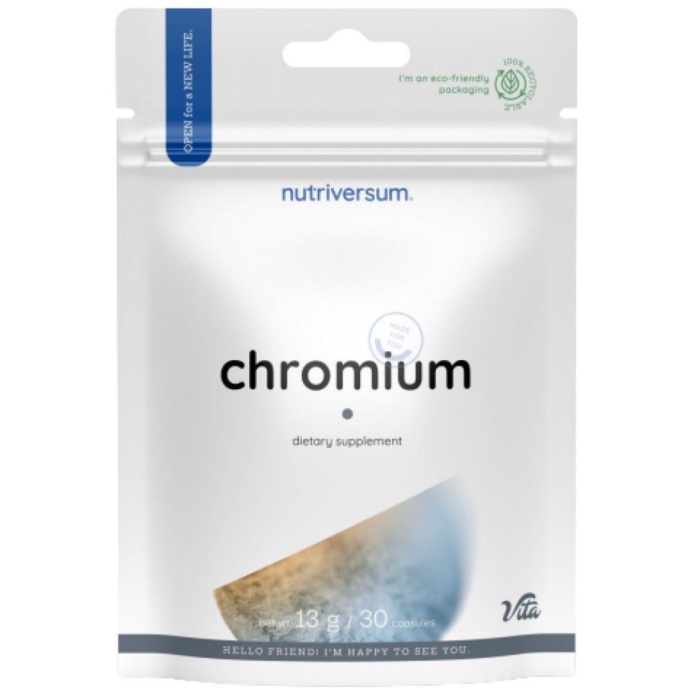 Chromium Tablet | 200 mcg Chromium Picolinate - 30 Таблетки - Feel You