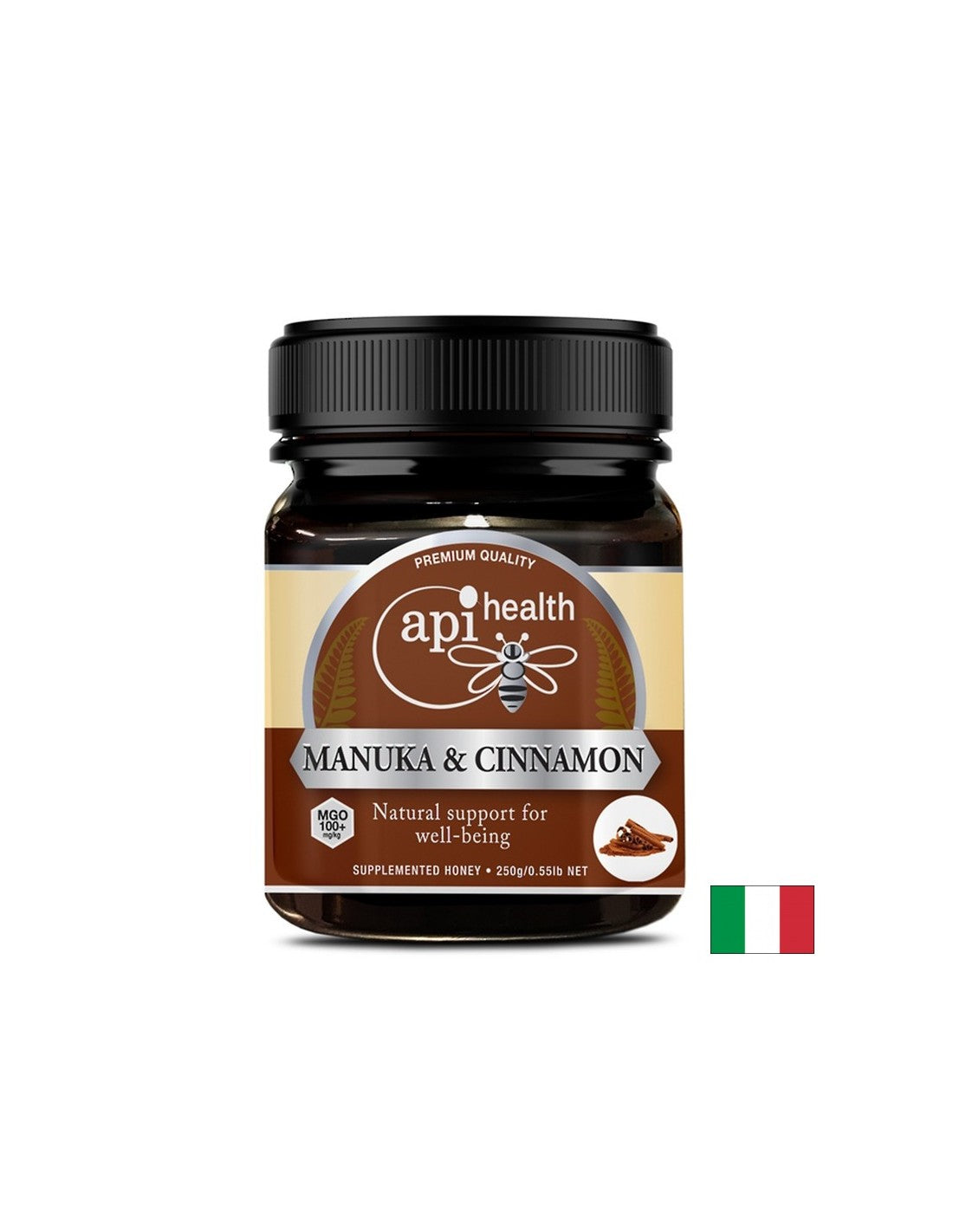 Пчелен мед Манука с канела Cinnamon VENZ MGO 100+, 250 g - Feel You