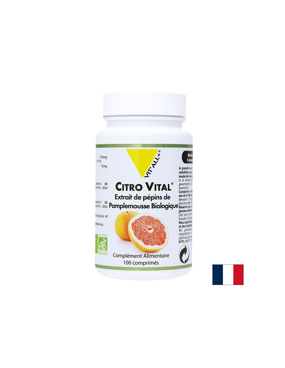 Имунитет - Екстракт от Ацерола + Грейпфрут (семена) - Citro Vital®, 100 таблетки - Feel You