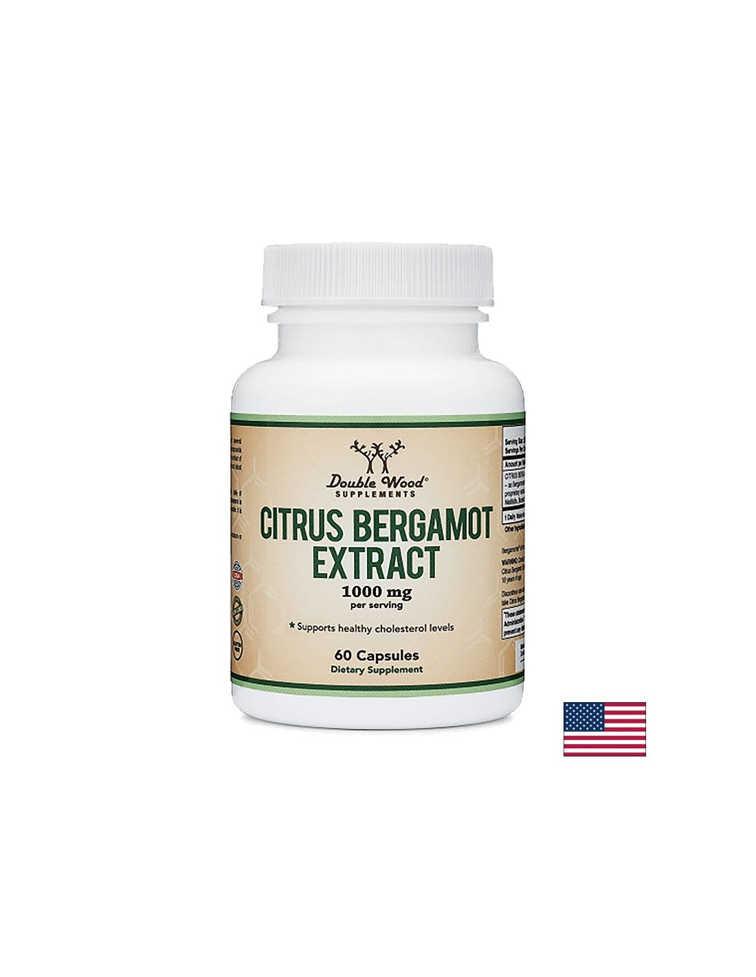 Citrus bergamot extract/ Екстракт от бергамот, 60 капсули Double Wood - Feel You