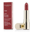 Clarins, Joli Rouge, Velvet, Cream Lipstick, 754V, Deep Red, 3.5 g - Feel You