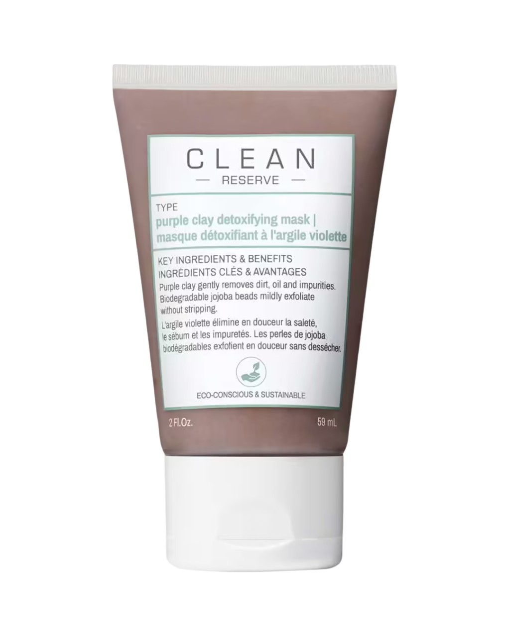 Clean, Reserve - Purple Clay, Detoxifying, Clay Mask, 59 ml - Feel You