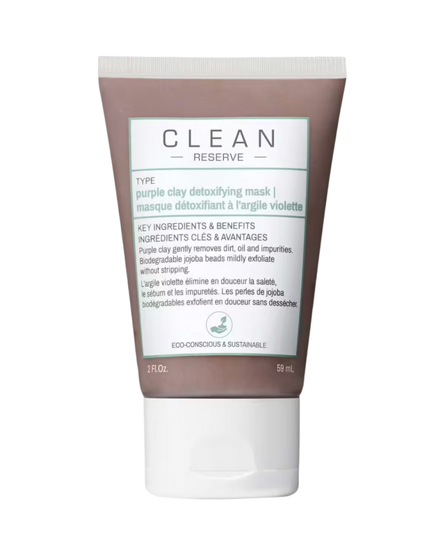 Clean, Reserve - Purple Clay, Detoxifying, Clay Mask, 59 ml - Feel You
