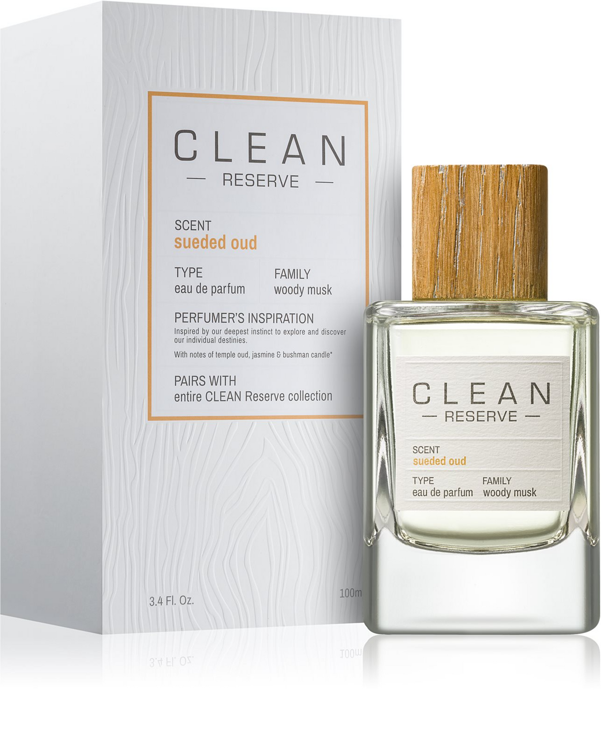 Clean, Reserve - Sueded Oud, Eau De Parfum, Unisex, 50 ml - Feel You