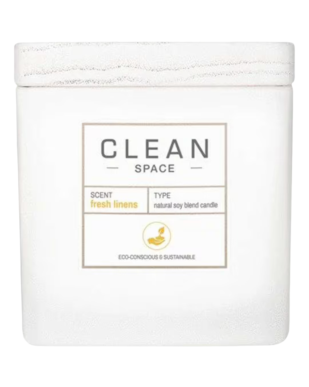 Clean, Space Fresh Linens, Scented Candle, 227 g - Feel You