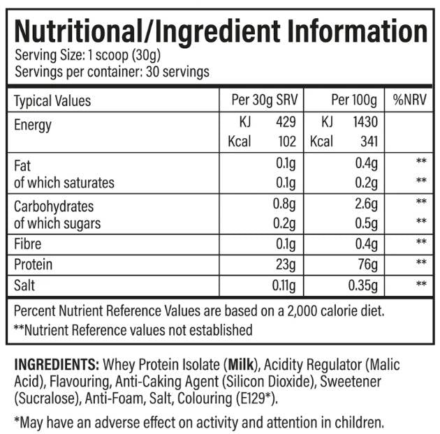 Clear Iso | Cleat Whey Protein Isolate - 900 грама - Feel You